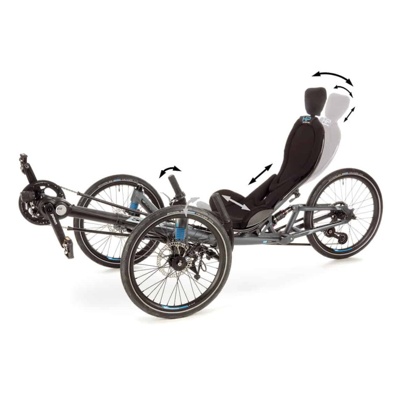 Trike Scorpion FS 20 HP Velotechnik – Tricycle sportif suspendu & pliant
