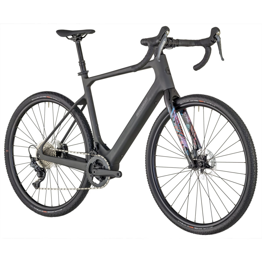Gravel électrique tout carbone ultra léger moteur TQ et batterie 360Wh