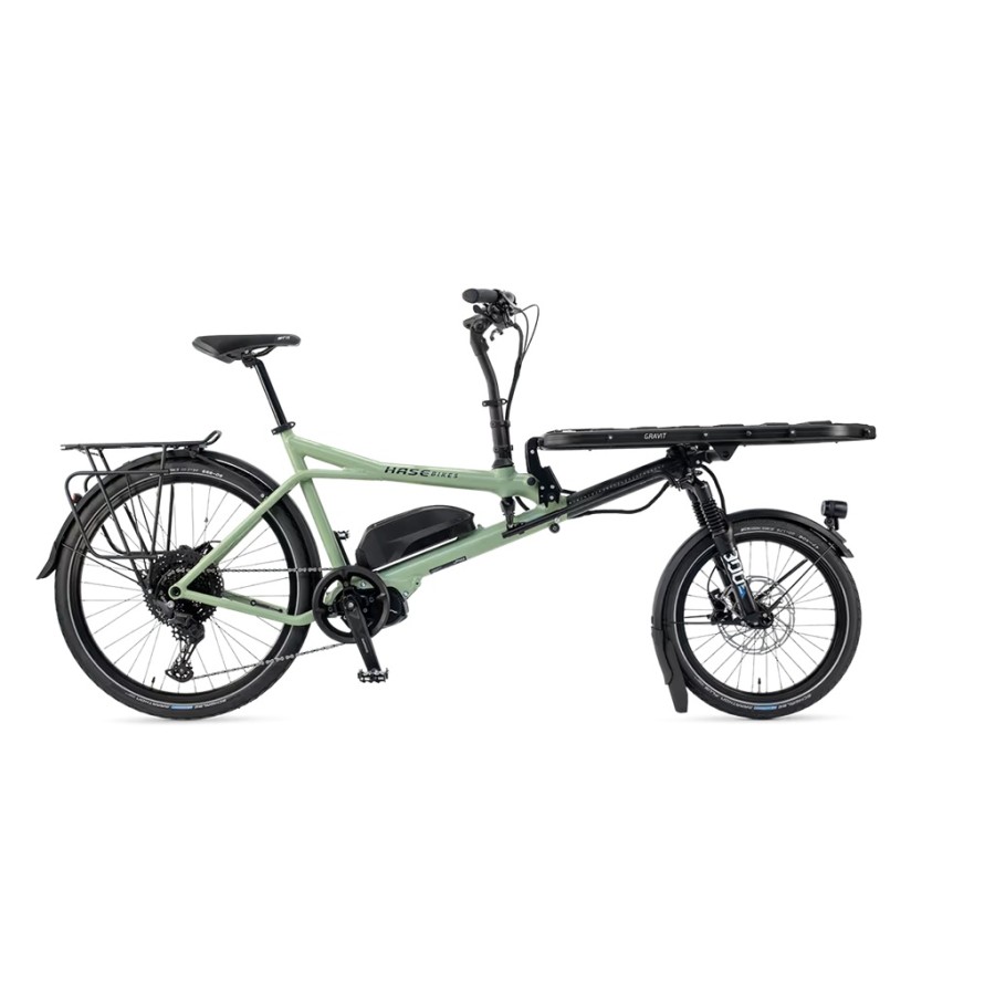 Cargo Gravit City E Hase Bikes – Vélo cargo électrique compact & polyvalent