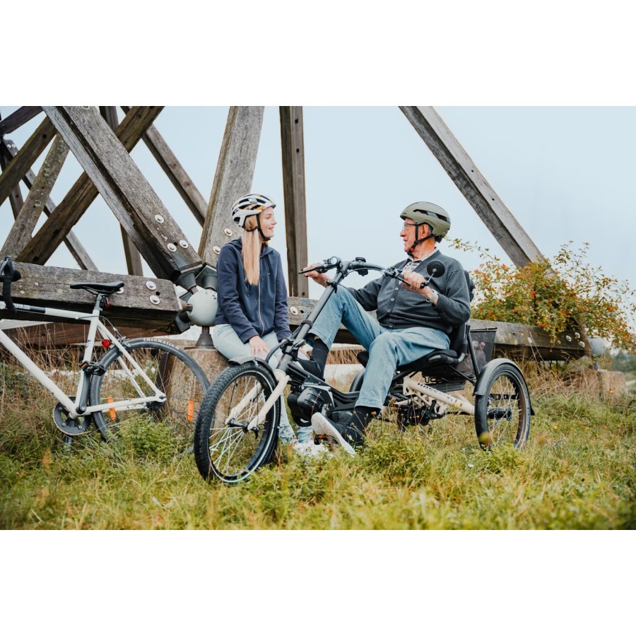 Trigo Up E – Tricycle delta électrique confortable et maniable | Hase Bikes