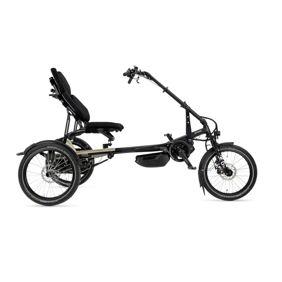 Kettwiesel ONE UP Plus Hase Bikes : tricycle adulte électrique tout confort.
