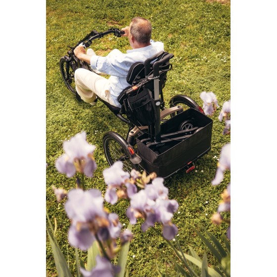 Kettwiesel ONE UP Plus Hase Bikes : tricycle adulte électrique tout confort.